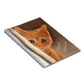 柔らかいショウガの子ネコ ノートブック (右側)