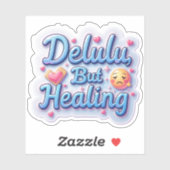 柔らかいデルルが癒し シール (シート)