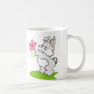 柔らかいバニーのマグ コーヒーマグカップ