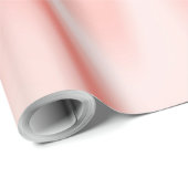 柔らかいバラ-金ゴールド大理石の渦巻き ラッピングペーパー (ロールコーナー)