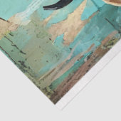 柔らかいパステルの切り離し型の、みすぼらしいシックな牛 薄葉紙 (詳細)