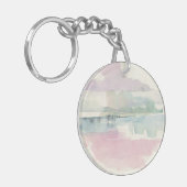 柔らかいパステルの持ち上がる霧| キーホルダー (正面左)