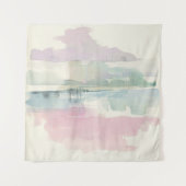 柔らかいパステルの持ち上がる霧| タペストリー (正面(横))