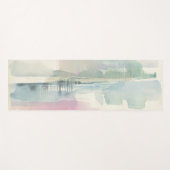 柔らかいパステルの持ち上がる霧| ヨガマット (正面(横))