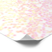 柔らかいパステルレインボーバックグラウンド ポスター (角)