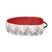 柔らかいパステル色の水色の花 アスレチックヘッドバンド (右)