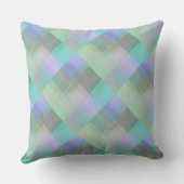 柔らかいパステル調のユニークでカスタムな枕 クッション (裏面)