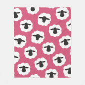 柔らかいヒツジ繊維愛ニットのかぎ針編み フリースブランケット (正面)