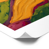 柔らかいヒマワリ ポスター (角)