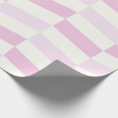柔らかいピンクと白の織り合わせ包装紙 ラッピングペーパー (角)