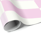柔らかいピンクと白の織り合わせ包装紙 ラッピングペーパー (ロールコーナー)