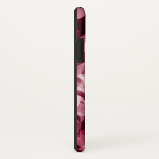 柔らかいピンクのかわいいのハートの背景 Case-Mate iPhoneケース (裏面/右)