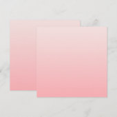 柔らかいピンクのグラデーション (正面/裏面)