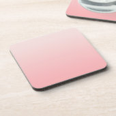 柔らかいピンクのグラデーション コースター (左側)