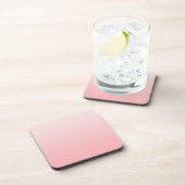 柔らかいピンクのグラデーション コースター (右側)
