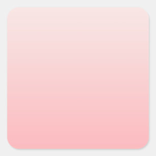 柔らかいピンクのグラデーション スクエアシール
