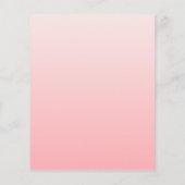柔らかいピンクのグラデーション チラシ (裏面)