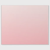 柔らかいピンクのグラデーション ラッピングペーパー (フラット)