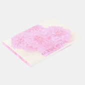 柔らかいピンクのダリア ゲストブック (コーナー)