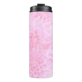 柔らかいピンクのダリア タンブラー