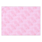 柔らかいピンクのダリア テーブルクロス (正面(横))