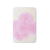 柔らかいピンクのダリア バスマット (正面縦)