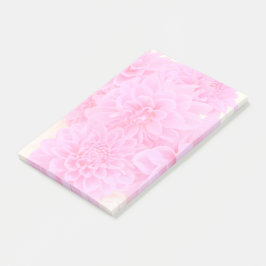 柔らかいピンクのダリア ポストイット