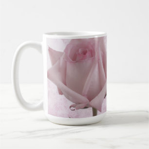 柔らかいピンクのバラの花 コーヒーマグカップ