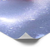 柔らかいピンクのバラ ポスター (角)