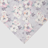 柔らかいピンクの水彩画パターン 薄葉紙 (詳細)