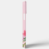 柔らかいピンクの水色の花束 Case-Mate iPhoneケース (裏面 / 右)