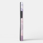 柔らかいピンクの紫色の抽象芸術ピラミッドパターン Case-Mate iPhoneケース (裏面 / 右)