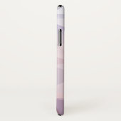 柔らかいピンクの紫色の抽象芸術ピラミッドパターン Case-Mate iPhoneケース (裏面/右)