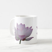 柔らかいピンクの蓮結婚花 コーヒーマグカップ (正面左)