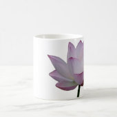 柔らかいピンクの蓮結婚花 コーヒーマグカップ (中央)