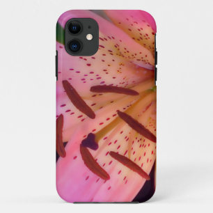 柔らかいピンクユリ iPhone 11 ケース