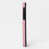柔らかいピンク色のピクセル Case-Mate iPhoneケース (裏面/左)