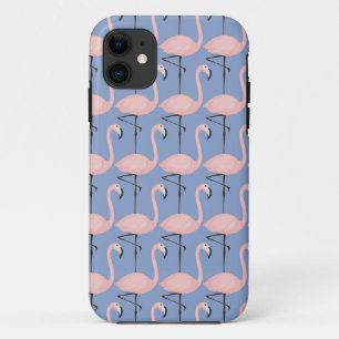 柔らかいフラミンゴパターン iPhone 11 ケース