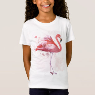 柔らかいフラミンゴ Tシャツ