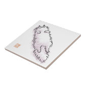 柔らかいフロップ猫 タイル (側面)