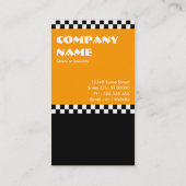 柔らかいプレッツェルはパンチカードを市松模様にします ロイヤリティカード (裏面)