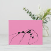 柔らかいモノクロームベビー手 (スタンド正面)