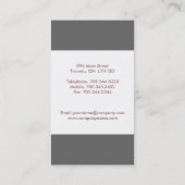 柔らかいモノグラムの名刺 名刺 (裏面)