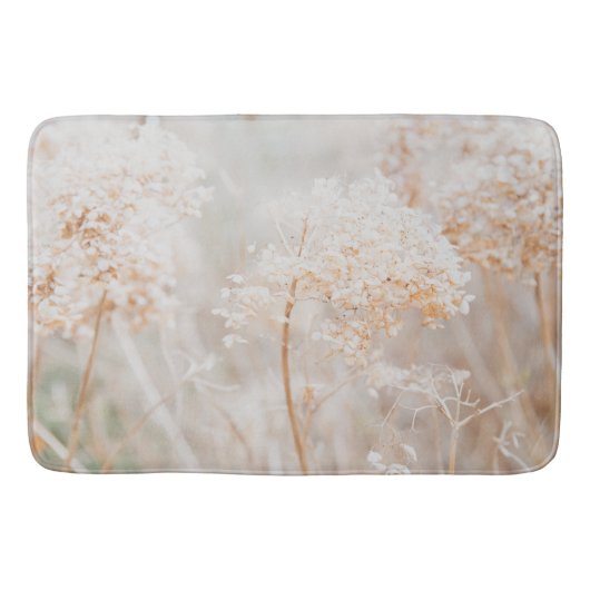 柔らかい乾燥した花#1夢#dreamy #wall #art バスマット (正面)