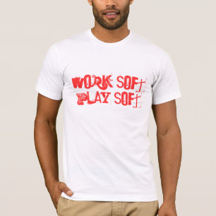 柔らかい仕事の柔らかい演劇 Tシャツ