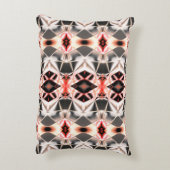 柔らかい光から暗いラポート、赤みがかったサーモンから灰色 アクセントクッション (裏面(縦))