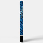 柔らかい光に輝く青い蛇皮 Case-Mate iPhoneケース (裏面 / 左)