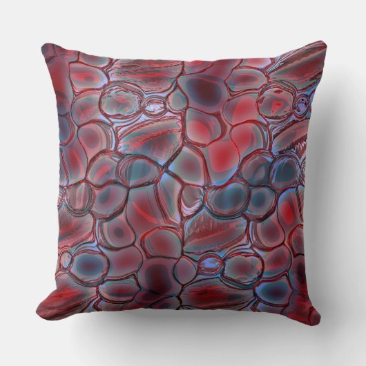 柔らかい光フレアまたは膨張した赤い細胞組織 クッション (正面)
