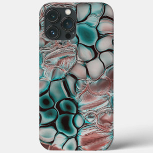 柔らかい光反射を持つ銅細胞にシアン化 iPhone 13 PRO MAXケース
