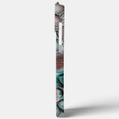 柔らかい光反射を持つ銅細胞にシアン化 Case-Mate iPhoneケース (裏面 / 左)